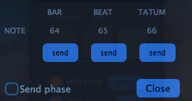 Midi menu